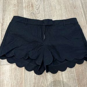 J crew black shorts